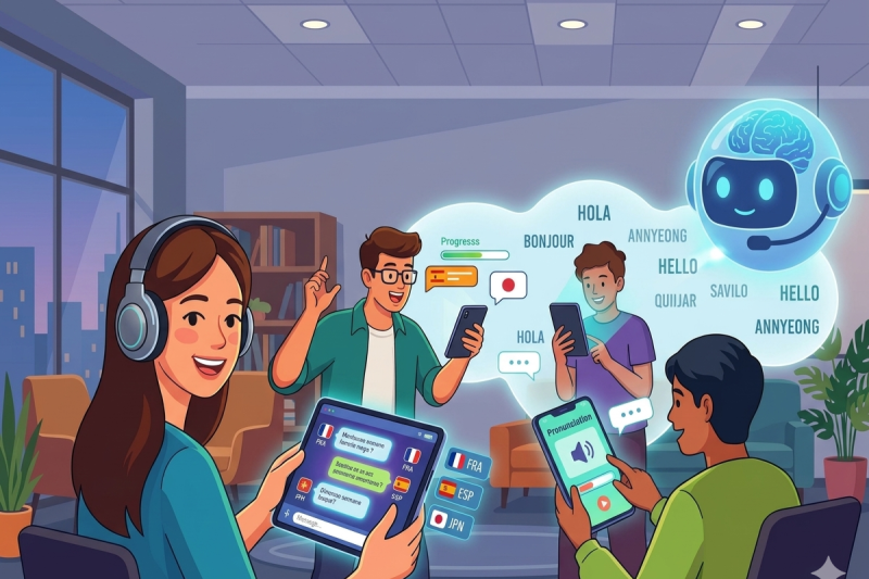 Apprendre une langue avec l’IA : quelles applications ...